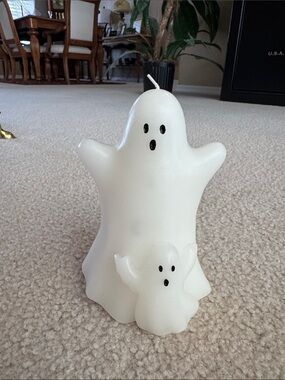 Mainstays White Ghost Duo Decorative Candle
